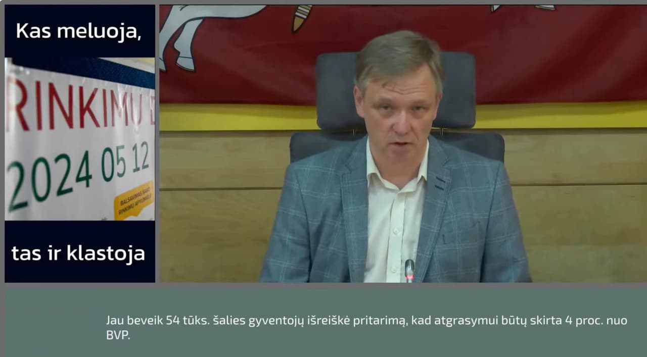 VRK perėjo į kontrataką – sieks, kad Vaišvila atsakytų įstatymo numatyta tvarka