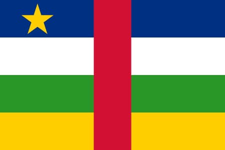 Centrinės Afrikos Respublikos vėliava