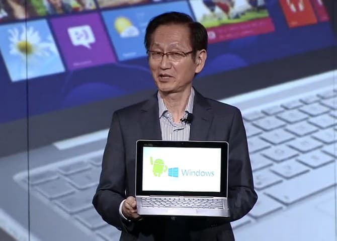 „Asus Transformer Book Trio" kėsinasi į „Windows" šventovę – asmeninių PC rinką („Android Police" nuotrauka)