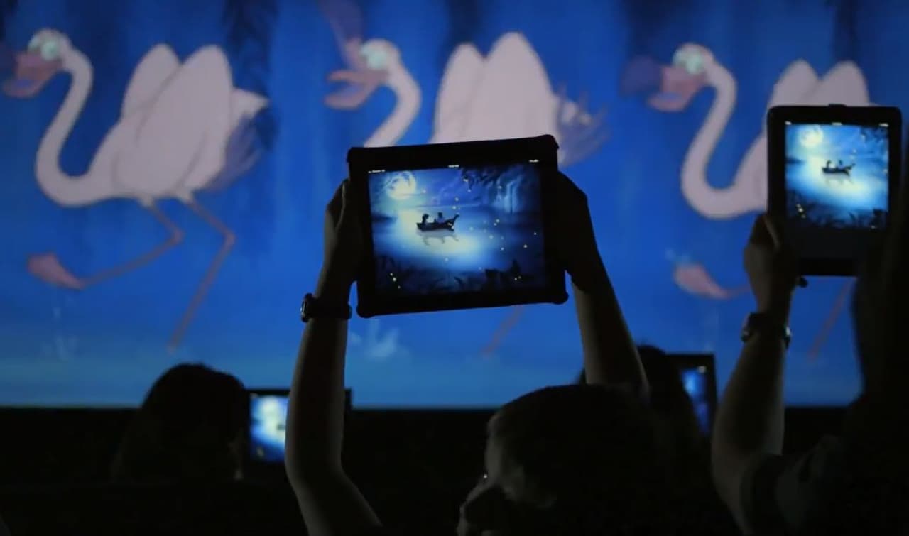 „Disney“ prašo žiūrovų į kino teatrus atsinešti savo planšetinius kompiuterius