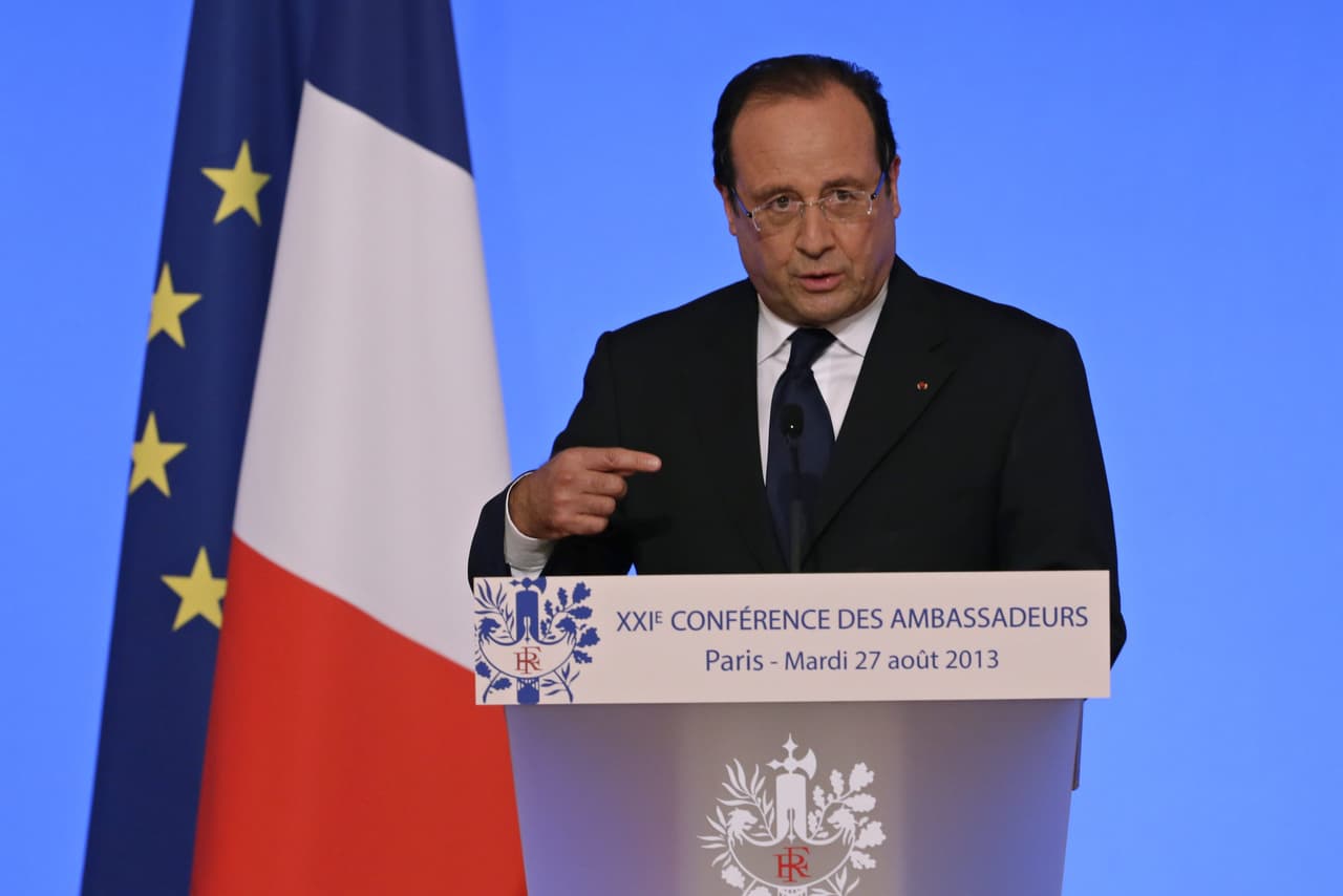 Prancūzijos prezidentas François Hollande'as. EPA-Eltos nuotr.