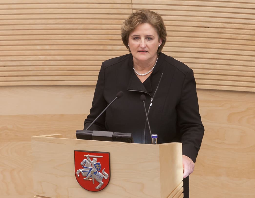 Seimo pirmininkė L. Graužinienė. Nuotr. ELTA