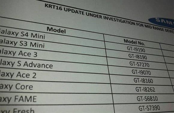 „Samsung“ svarsto apie pigesnių telefonų atnaujinimą į „Android 4.4 KitKat“