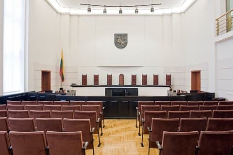 Konstitucinio Teismo salė. Nuotr. iš lrkt.lt