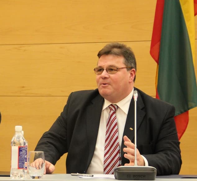 Užsienio reikalų ministras – ES užsienio reikalų tarybos posėdyje Briuselyje