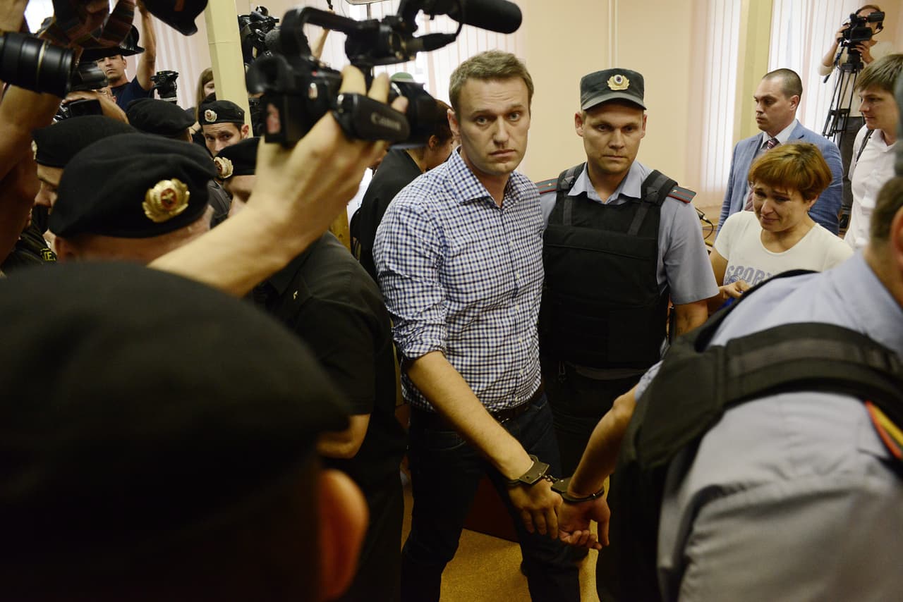 Prokuratūra netikėtai apskundė teismo sprendimą suimti A. Navalną neįsigalėjus nuosprendžiui. EPA-ELTA nuotr.
