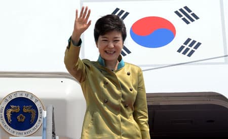 Pietų Korėjos prezidentė Park Geun-hye