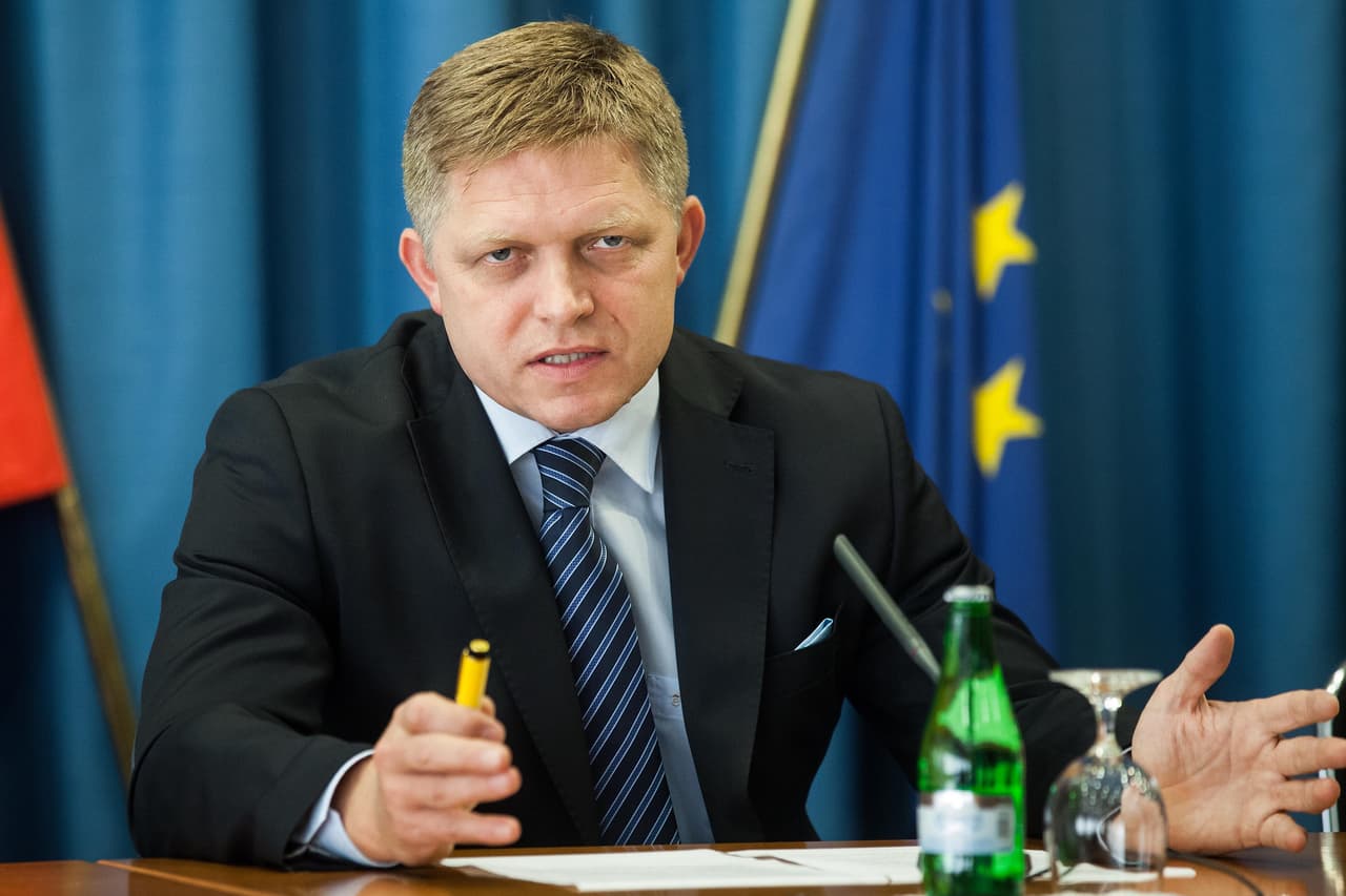 Slovakijos vyriausybės vadovas Robertas Fico